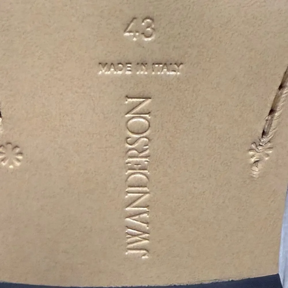 $1000+ JW Anderson Chocolate Brown Suede Chelsea Loafer Boots EU 43